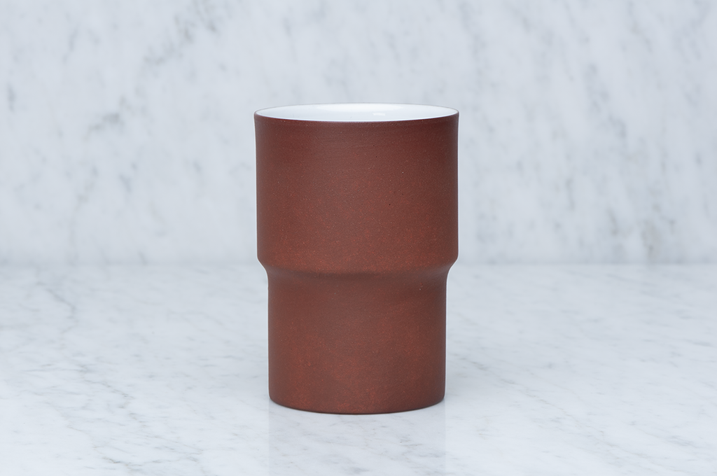 Stapelbar brun keramikmugg 3 dl