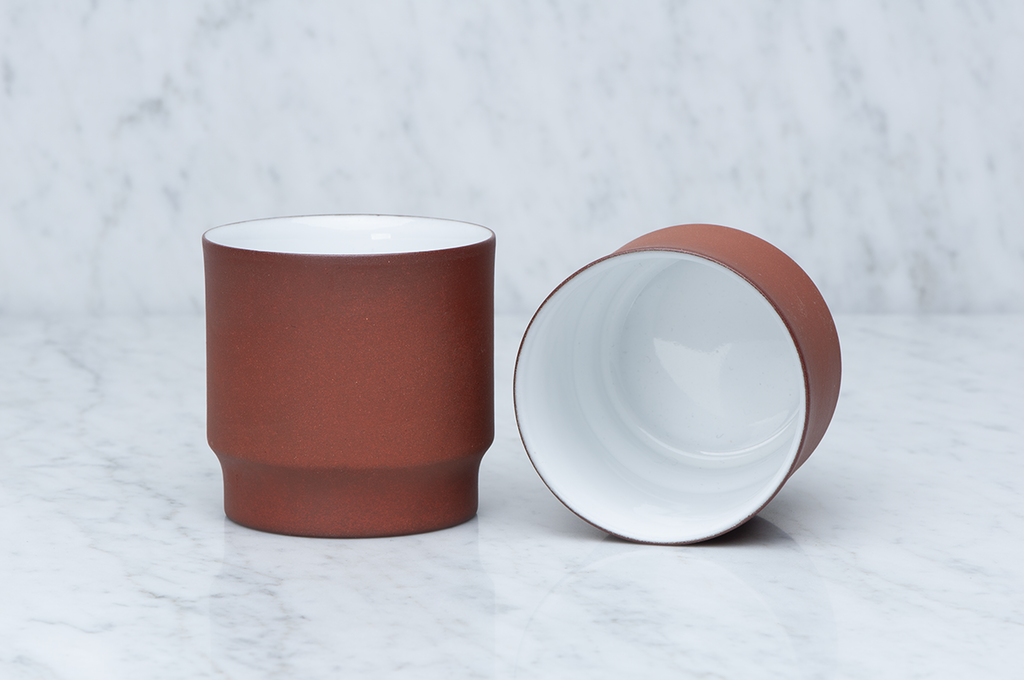 Stapelbara bruna keramikmugg 2 dl