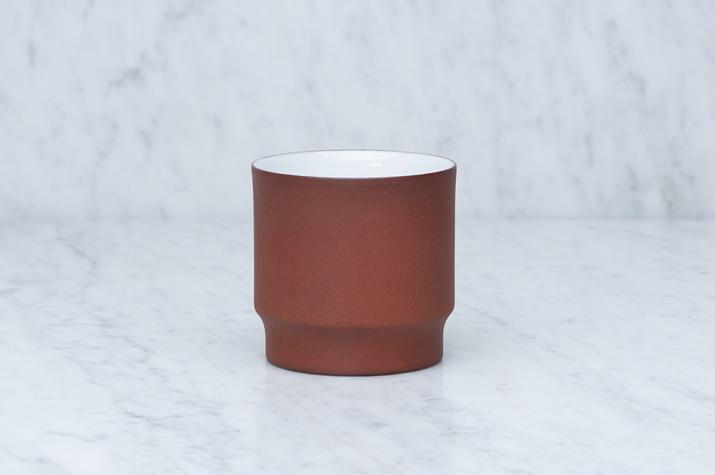 Stapelbar brun keramikmugg 2 dl