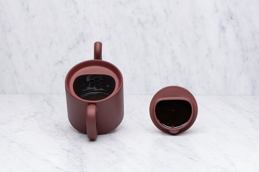 Tekanna 0,5 liter brun med locket av