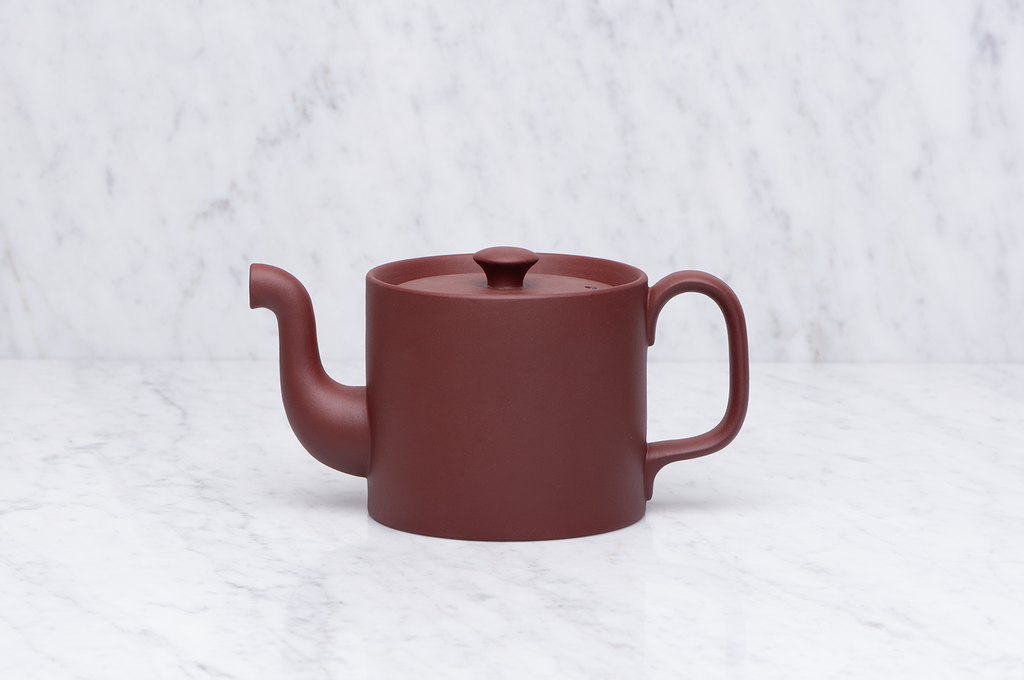 Tekanna 0,5 liter brun från sidan